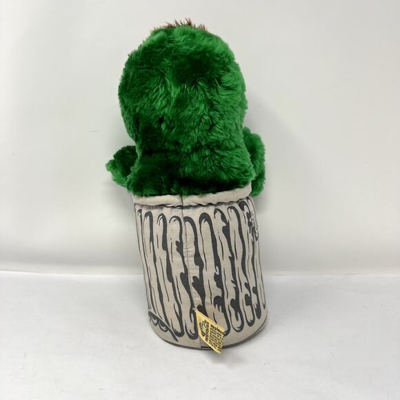 Sesame Street Applause Plush Oscar the Grouch Vintage Muppets Trash Can 12” - Picture 9 of 10